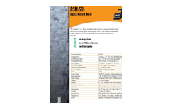 DSM-501 Digital Micro-R Meter Brochure