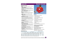 Series 92 Electric Actuators - Datasheet
