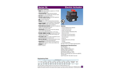 Series 94 Electric Actuators - Datasheet