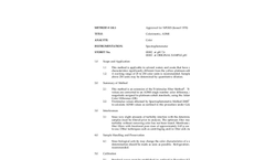 Colorimetric, ADMI – Method Brochure