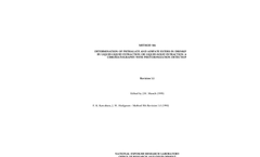 Determination Of Phthalate And Adipate Esters In Drinking Water By Liquid-Liquid Extraction Or Liquid-Solid Extraction And Gas Chromatography – Method Brochure