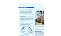 Membrane filtration systems commissioned for worlds first zero discharge wastewater treatment in olive industry