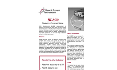 Brookhaven - Model BI-MwA - Chromatography Detector  - Brochure