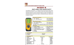 Superior Combustion Analyzer IM 1000-3- Brochure