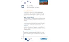 Consist ITU Environmental Software Company Profile Brochure