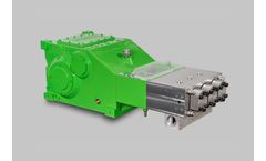 Triplex - Model K 11000-3G - High-Pressure Triplex Plunger Pump