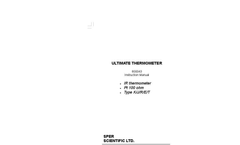 Model 800043 - Ultimate Thermometer - Instruction Manual