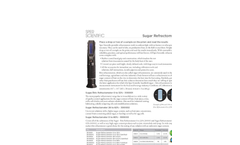 Model 300001,02,03,10 - 3 Ranges Sugar Refractometer- Brochure
