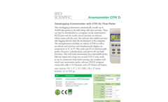 Sper-Scientific - Model 850026 - Intermediate Mini Environmental Quality Meter (8 Parameters) - Datasheet