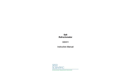 Sper Scientific - Model 300011 - Salt Refractometer - Manual