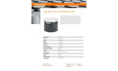 Skolnik - Model CQ0501 - 5 Gallon Open Head Carbon Steel Drum with Bolt Ring Closure - Brochure