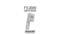 Delmhorst - Model FX-2000 - Moisture Meters - Brochure