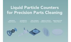 Liquid Particle Counters for Precision Parts Cleaning