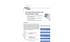 Gas Purifiers Data Sheet (PDF 170 KB)