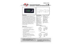 Humidity Switch - Series HS Manual