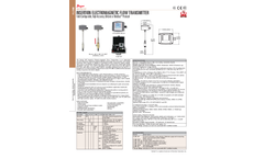 Dwyer Series IEF Insertion Electromagnetic Flow Transmitter - Brochure