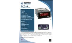 Monarch - Model ACT-1B - Panel Tachometer- Brochure