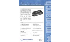 Monarch - Model F2A1X - Frequency to Analog Converter/Tachometer - Brochure