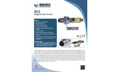 Monarch - Model 6180-080 - Rugged Laser Sensor (RLS) - Brochure