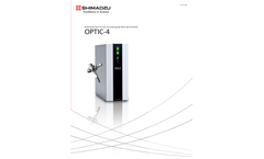 Shimadzu - Model Optic-4 - Multimode Inlet for Gas Chromatograph-Mass Spectrometer - Brochure