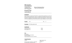 PermeOx Plus Technical Data Sheets