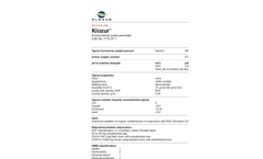 KlozurTM Environmental Grade Persulfate Technical Data Sheets