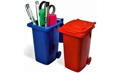 Wheelie bins Weber - Model 0.4 L - Plastic Miniature Mini-Wheelie Bin