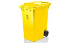 Wheelie bins Weber - Model MGB 360 Litre - Mobile Waste Container for Clinical Waste