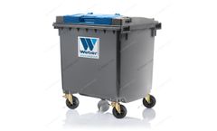 Wheelie bins Weber - Model MGB 1100 L FL LIL - Mobile Waste Containers