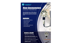 Kanomax - Model 6820 Series - Rotating Vane Anemometer - Brochure