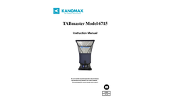  	Kanomax - Model 6720-DP - Handheld Micromanometer - Manual