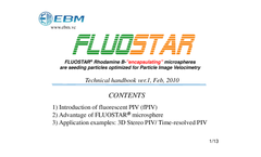 Fluostar - Fluorescent PIV (fPIV) - Applications Note