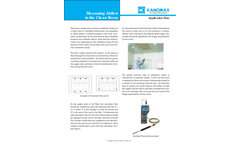 Measuring Airflow in the Cleanroom - Application Note