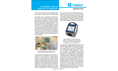 Let Kanomax Help You Meet USP 797 Regulations - Application Note