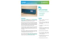 Synspec - Model HYDRO50R - High Purity Hydrogen Generator - Datasheet