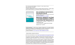 Soil and Sediment Contamination: An International Journal