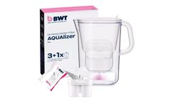 BWT AQUAlizer - Model SET010147 - Water Filter Incl. 1 + 3 Refill Magnesium Filters