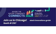 Meet atech innovations gmbh at WEFTEC in Chicago, USA