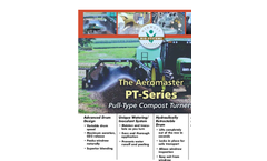 Aeromaster - Model PT-120 - Pull-Type Compost Windrow Turner - Brochure