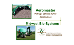 Aeromaster - Pull Type Compost Windrow Turner Specification - Brochure