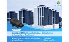Cubic A2L and A3 Refrigerant Gas Leakage Sensing Solution in Commercial Air Conditioning