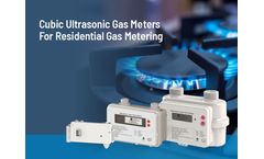 Cubic Ultrasonic Gas Meters For Residential Gas Metering