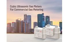 Cubic Ultrasonic Gas Meters For Commercial Gas Metering