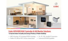 Cubic Smart HVAC Controller and Monitor Helps to Improve Indoor Air Quality and Energy Efficiency in Modern Buildings