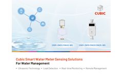 Cubic Smart Water Meter Sensing Solutions for Water Management