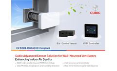 Cubic Advanced Sensor Technology for Wall-Mounted Ventilators Enhances Indoor Air Quality