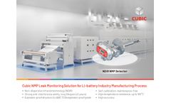 Cubic NMP Leak Monitoring Solution for Li-battery Industry Manufacturing Process
