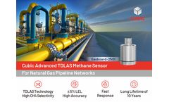 Cubic Advanced TDLAS Methane Sensor For Natural Gas Pipeline Networks