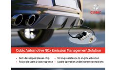 Cubic Automotive-Standard NOx Sensor Delivers Effective Emission Monitoring And Management