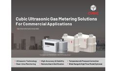 Cubic Ultrasonic Gas Metering Solutions For Commercial Applications